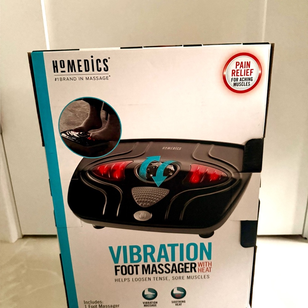 Homedics Vibration Foot Massager with Heat